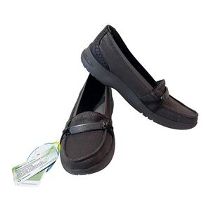 BZees Abby Slip On Loafers Brown Womens Size 7.5 New